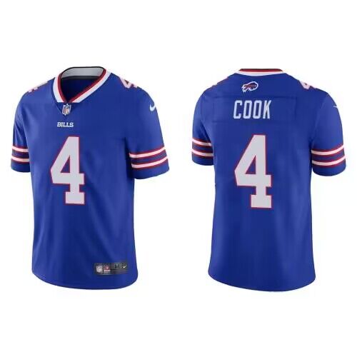 Youth Buffalo Bills #4 James Cook Blue Vapor Untouchable Limited Football Stitched Jersey